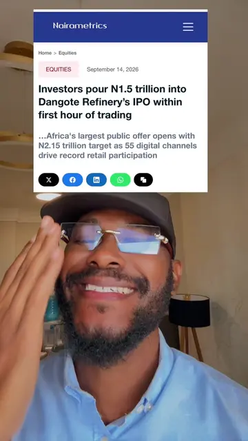 Dangote has everyone on the edge for the past 24hrs. Investment firms, Apps, ban