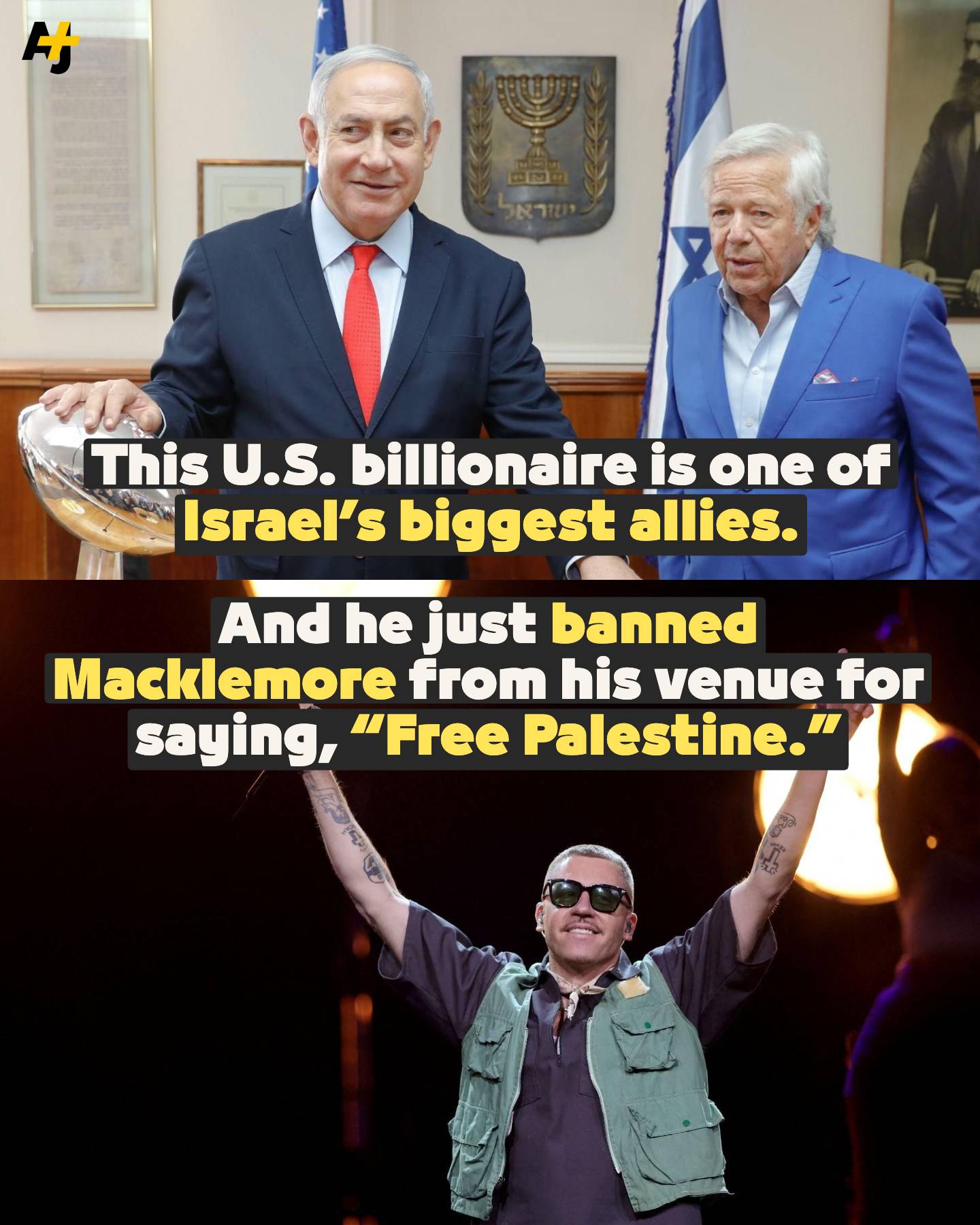The billionaire owner of the New England Patriots, Robert Kraft, has supported a