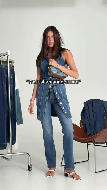 The outfit we’d wear for the rest of our life. #GUESSDenim #denim #outfitinspo #