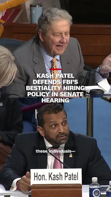 FBI Director Kash Patel testifies the bureau no longer automatically disqualifie