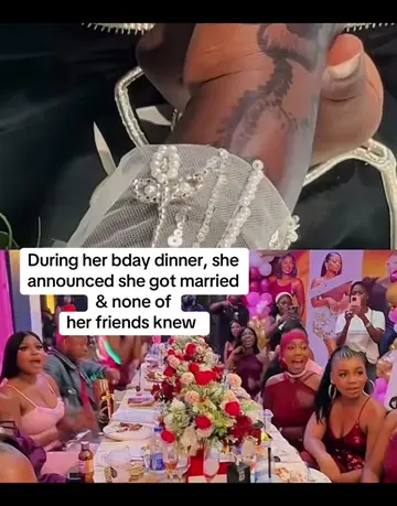 It was real quiet on the creek👀 🤐🤫….she announced she was married at her bday