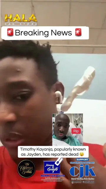 Breaking news!! Timothy Kayanja, popularly known as Jayden, has reported dead 😵