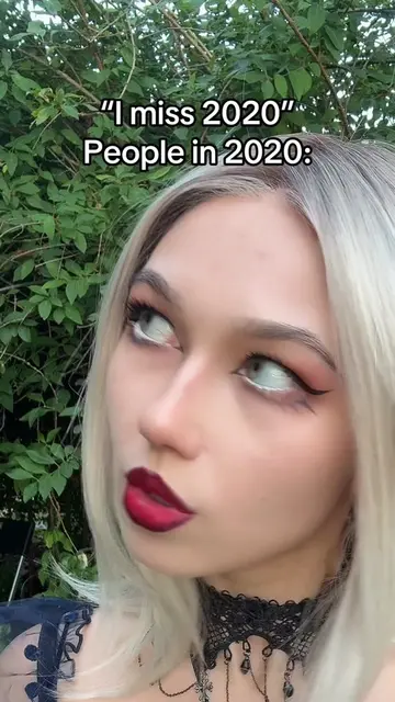 How old were you in 2020? 🔙 #2020 #gothmakeup #animeeyes #animemakeup #gothgirl