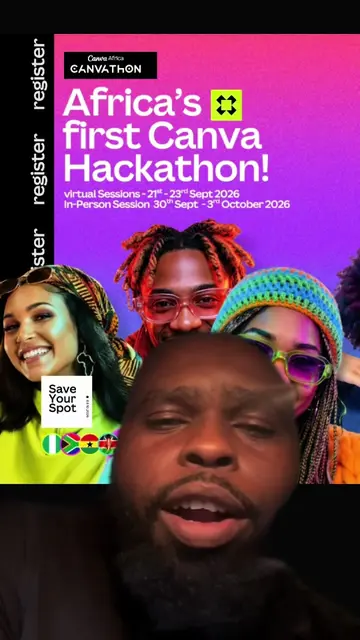 The first @Canva Africa Hackathon is almost here 😁😁😁👏🏾👏🏾👏🏾👏🏾‼️ #canva