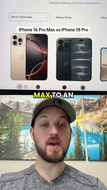 iPhone 16 Pro Max vs iPhone 18 Pro #iphone18pro #iphone16promax #techtok #igagei