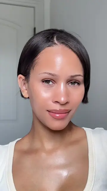Last silk press for a lil bit #grwm #naturalhair #silkpress #hairgrowth 