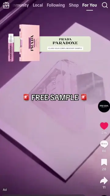 @pradabeauty is offering a free fragrance sample💜 Be on the look out for this a