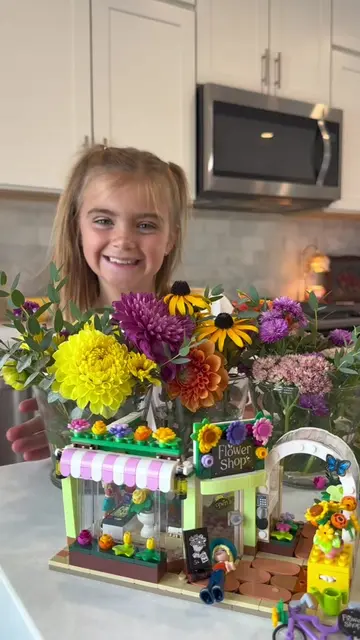 I love watching how LEGO® inspires her imagination creativity beyond the bricks 