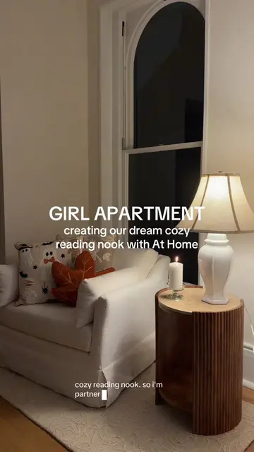 create the cozy reading nook of our girl apartment DREAMS with me! all thanks to