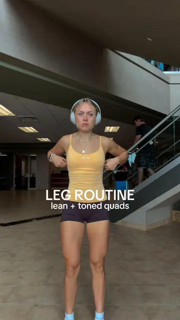 try this workout for lean + toned legs 😇 @DFYNE | GRACEL 🤎🧡 #legday #legswork