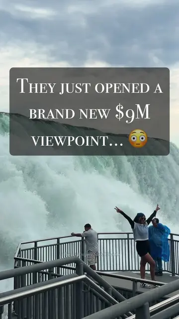 Have you seen the brand new $9 million expansion at Niagara Falls? 😳 The highly
