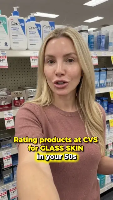 Rating products at CVS for glass skin at 54! #antiaging #glassskin #cvs #ratings
