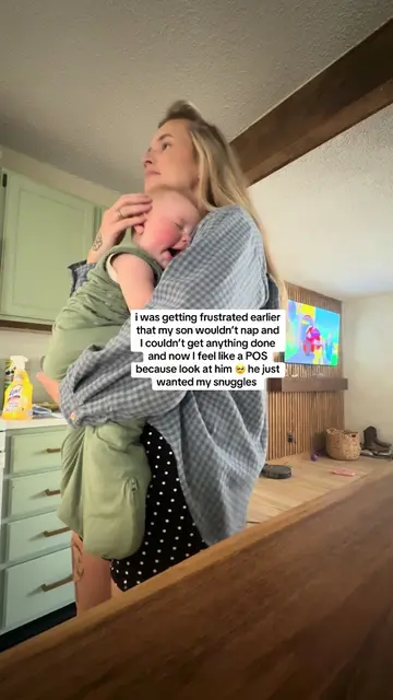 Everything else can wait 🥺 #babyboy #motherhoodjourney #postpartumjourney #boym