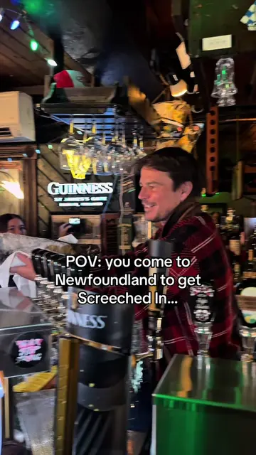 Well, that’s one way to become an honorary Newfoundlander 😂🐟 A Screech In with