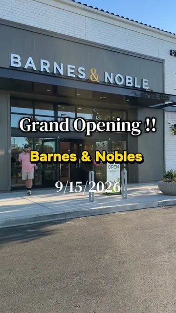 Welcome to Elk Grove, Barnes & Noble!! #barnesandnoble #elkgrovestores #grandope