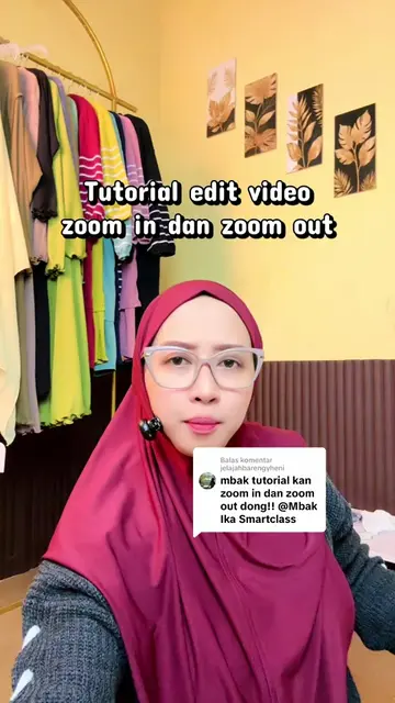 Membalas @jelajahbarengyheni Tutorial edit video zoom in dan zoom out langsung d