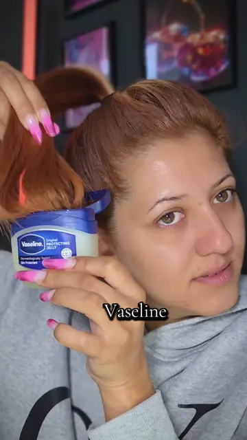 vârfuri uscate #dryhair #vaseline #hair #hairlong 