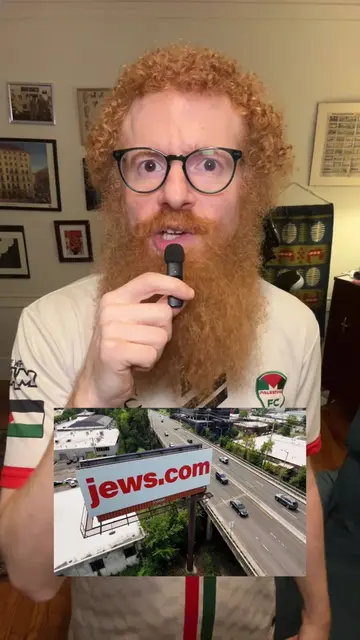 There are real billboards in Brooklyn for a site called Jews Dot Com. It’s very 