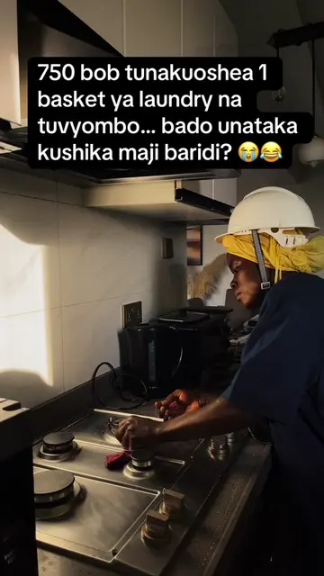 For KSh 750, you can have… 1 normal basket of laundry and dishes handled while y