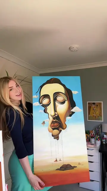 Had to dig this painting out of the archives #artist #artistatiktok #artok #pain
