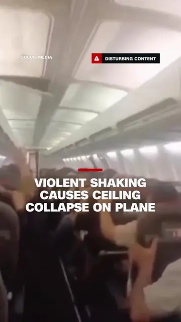 Video shows passengers onboard a Sepehran Airlines Boeing 737 bound for Kermansh