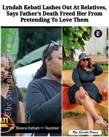 Content creator Lyndah Kebati has lashed out at her relatives for never checking