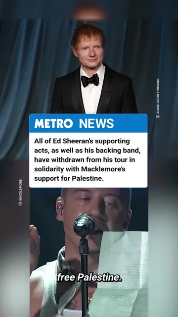Ed Sheeran’s entire support line-up AND his backing band have now walked away fr