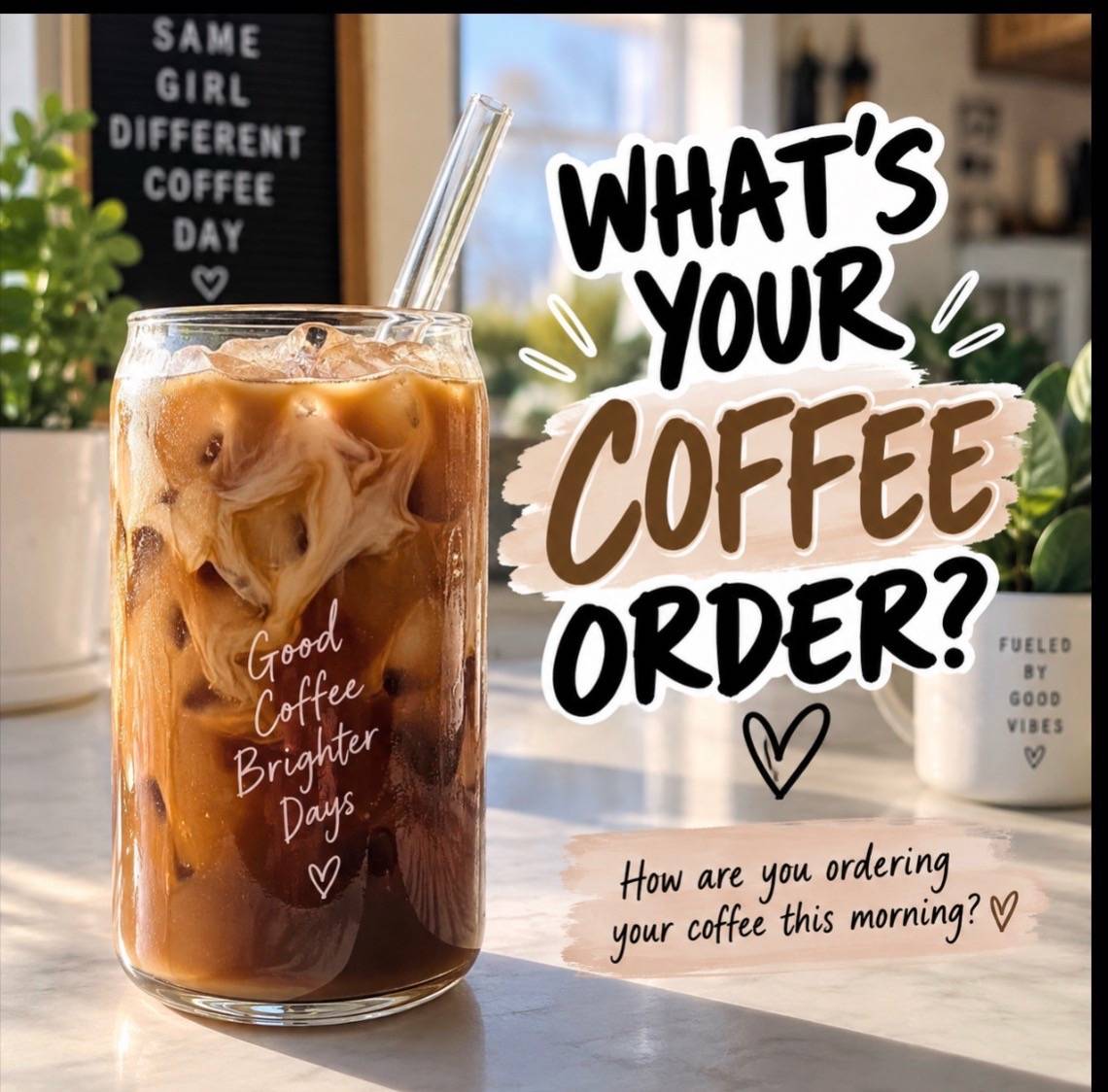 I prefer iced coffee with a premier protein chocolate shake….. you? #coffee #ice