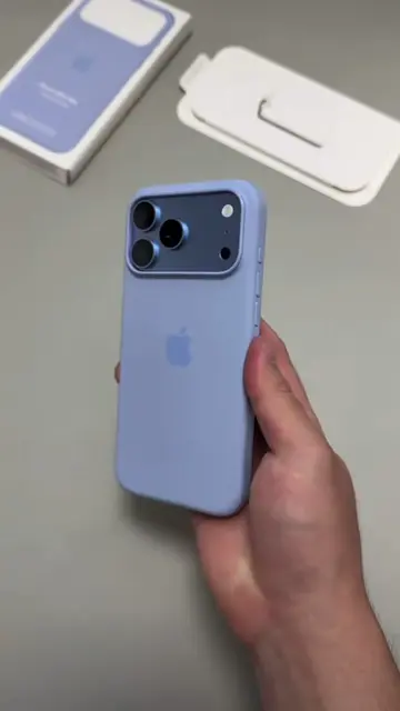 New Light Blue Silicone Case for iPhone 18 Pro Max 💙 #iphonecase #phonecase #ip