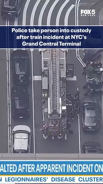 Police have taken one person into custody following an incident aboard a train a