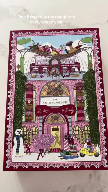 One of my favorite traditions with my girls, I get them the Anthropologie 24 Day