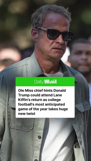 Ole Miss athletic director Keith Carter has hinted President Donald Trump could 