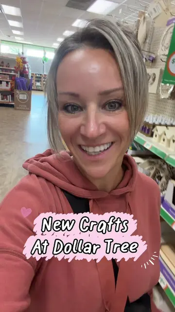 🚨 NEW CRAFT FINDS AT DOLLAR TREE! 🎨✂️💚 The craft aisle is coming in HOT with 