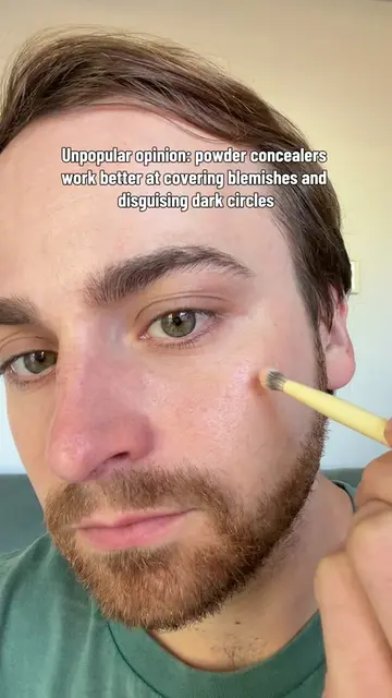 When I want to disguise something I find powder concealers work much better beca