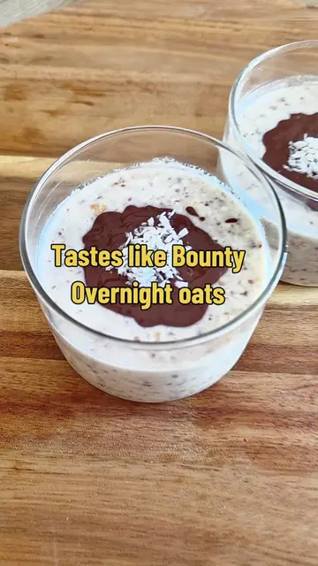 Tastes like Bounty overnight oats.  High protein & healthy, but tastes like dese
