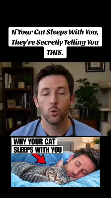 If Your Cat Sleeps With You, They’re Secretly Telling You THIS #CatBehavior #Cat