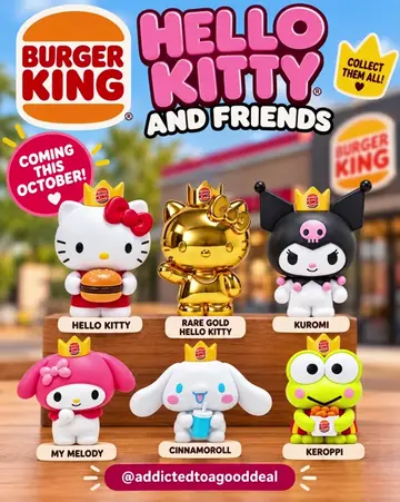 🎀🍔 HELLO KITTY x BURGER KING?! 👑✨ Burger King is reportedly bringing Sanrio b