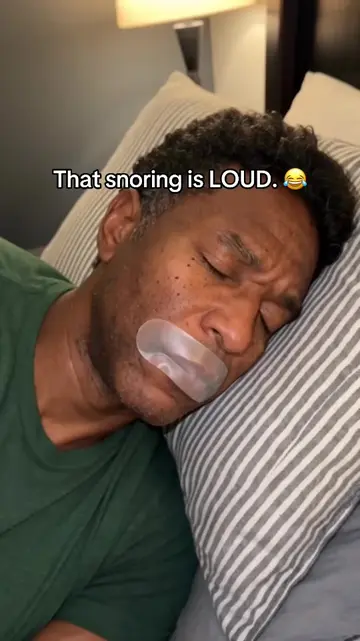 That kind of snoring should come with a warning. 😂🔊 If your partner sounds lik
