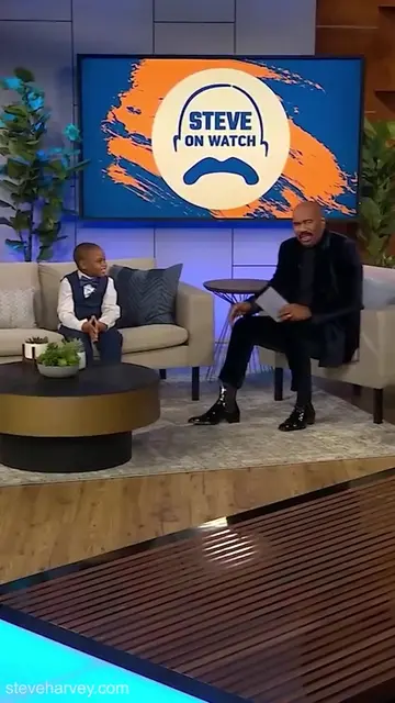 Steve Harvey getting humbled by some Kids at his show #steveharvey #comedy #stev