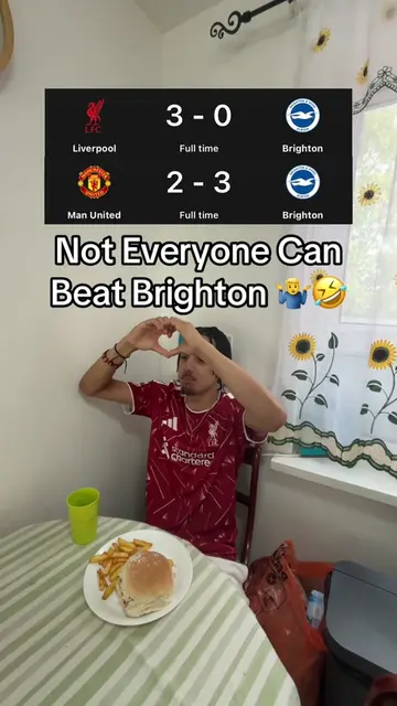 Not Everyone Can Beat Brighton 🤷‍♂️🤣 #fyp #liverpool #manunited #brighton #foo