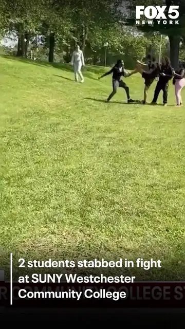 Chaos broke out at SUNY Westchester Community College in Valhalla after a fight 