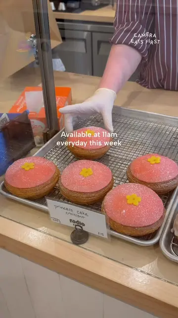 just a friendly reminder: Radio Bakery’s Princess Cake Croissant is back ! This 