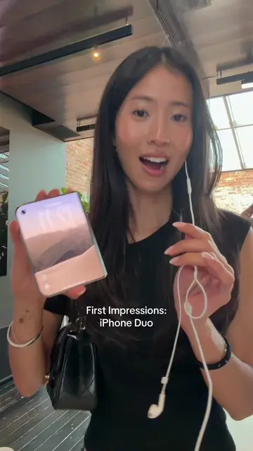 First impressions of the iPhone Duo!!! #iphoneduo #apple #iphone18 #Tech #techto