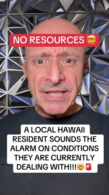 Local Hawaii resident talks about the current situation!!!🤯🚨 #hawaii #power #w
