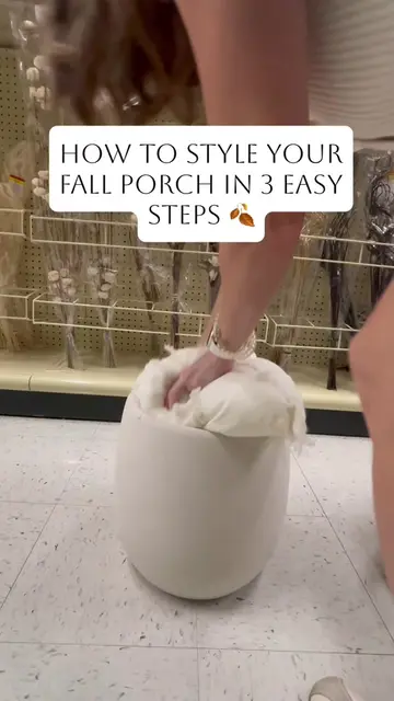 I gave myself 5 minutes in Hobby Lobby to see if this fall decorating method act