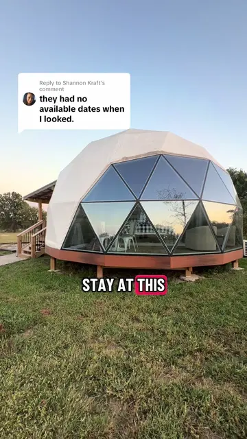 Replying to @Shannon Kraft if you’re trying to book a stay at this beautiful gla