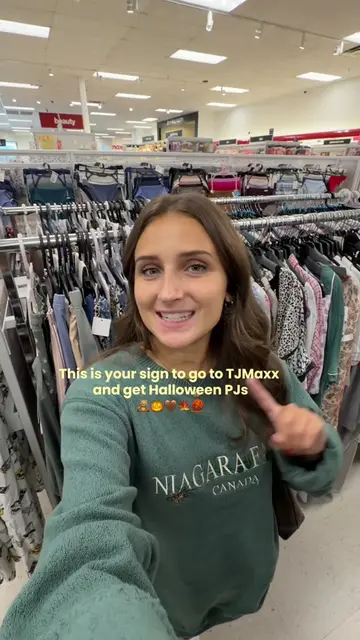 This is your sign to go to TJMaxx and get Halloween PJs #tjmaxx #tjmaxxfinds #tj