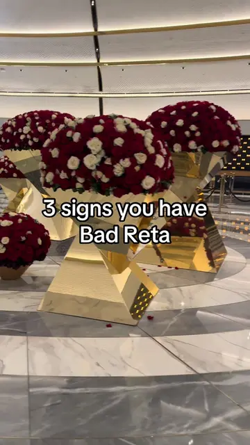 3 signs you have Bad Reta (save this)👇🏻👇🏻 These are the three biggest signs 