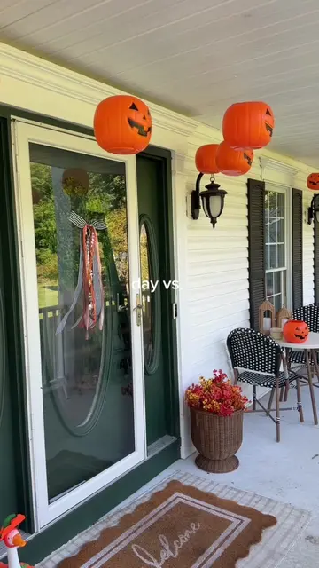 if you’re considering hanging the $2 pumpkins on your porch or trees… this is yo