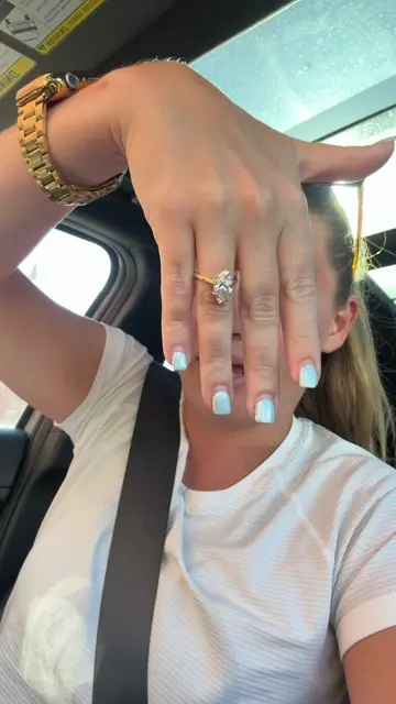 Might have to change my answer now #engagementring #2027bride 